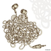 Image de Tangled earphones